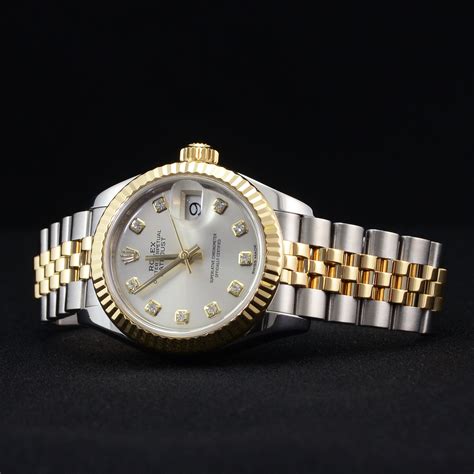 rolex datejust two tone for sale|pre owned rolex ladies datejust.